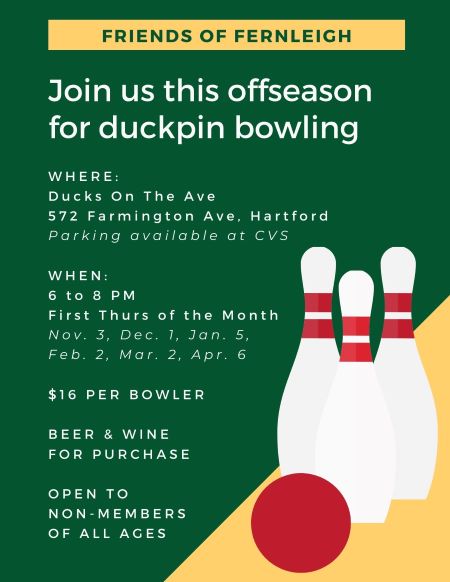 Duckpin Bowling Flyer 2022
